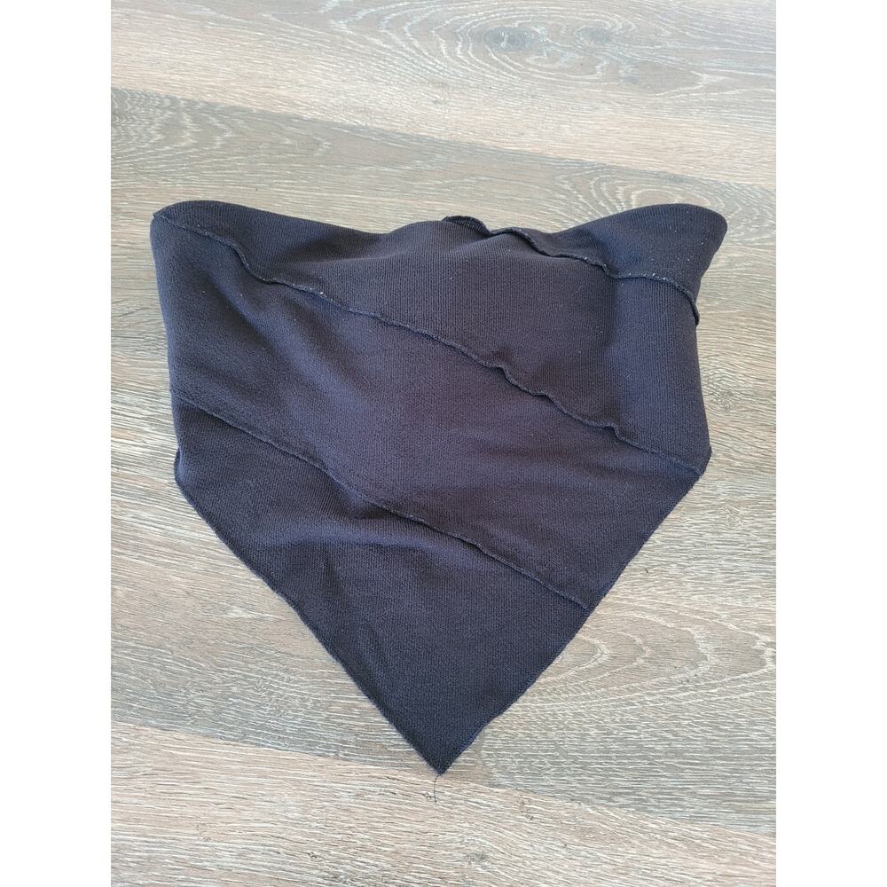 Princess Polly Women's Black Bandana Top Size 4 Sheer #17